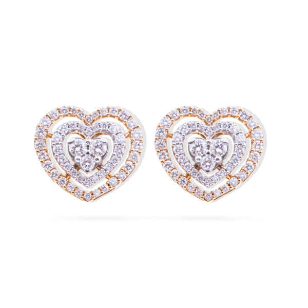 Hearts Of Grace Diamond Earrings