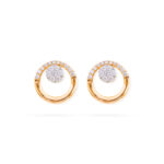 Golden Orbit Diamond Earrings