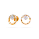 Golden Orbit Diamond Earrings