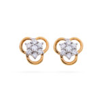 Clover Charm Diamond Earrings