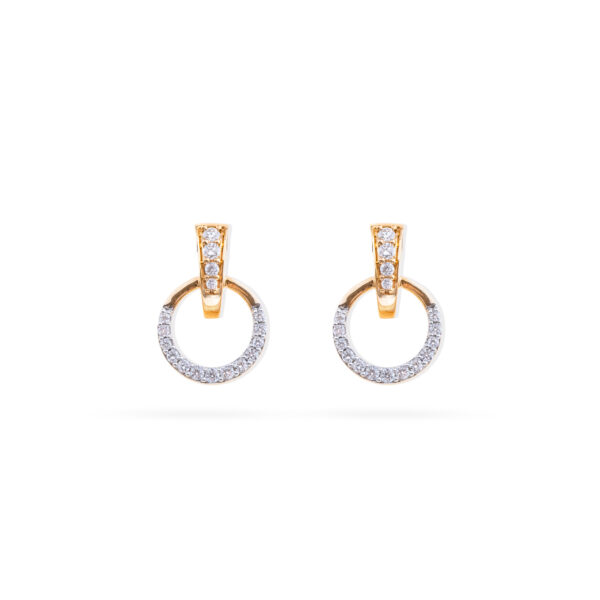 Dazzle Dot Diamond Earrings