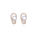 Shiny Loop Diamond Earrings