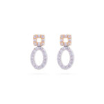 Elegant Loop Diamond Earrings