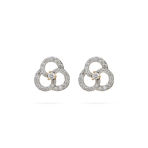 Triple Glow Diamond Earrings