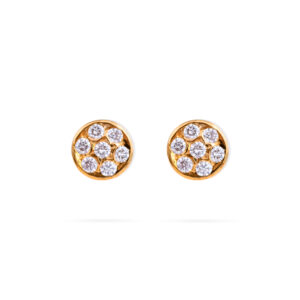 Crystal Bud Diamond Earrings