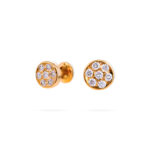 Crystal Bud Diamond Earrings - 22K Jewellery for Women