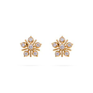 Diamond Daisy Earrings