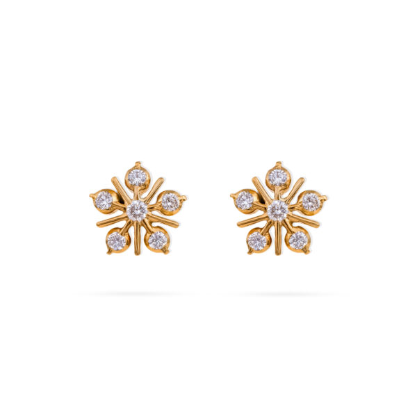 Diamond Daisy Earrings