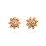 Gold Bloom Diamond Earrings