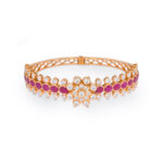 Eternal Bloom Diamond Bangles - 22K Jewellery