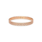 Diagonal Dazzle Diamond Bangle - 18K Jewellery