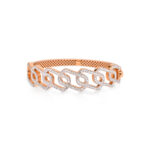 Glamour Link Diamond Kangan - 18K Jewellery