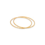 Classic Carved Gold Bangles - 22K Jewellery
