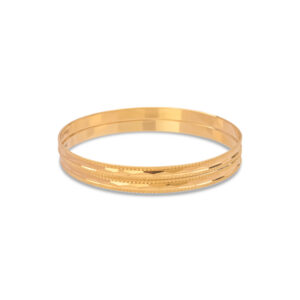 Royal Imprint Gold Bangles - 22K Jewellery