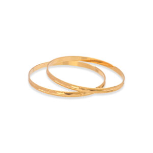 Royal Imprint Gold Bangles - 22K Jewellery