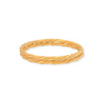 Golden Twist Bangles - 22K Bangles