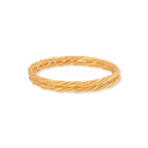 Golden Twist Bangles - 22K Bangles