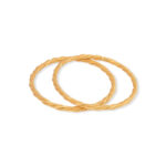 Golden Twist Bangles - 22K Bangles