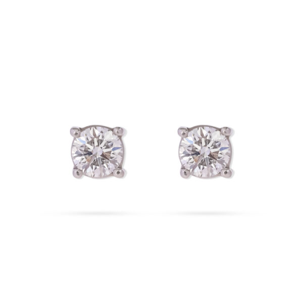Solo Brilliance Diamond Earrings - 18K Jewellery