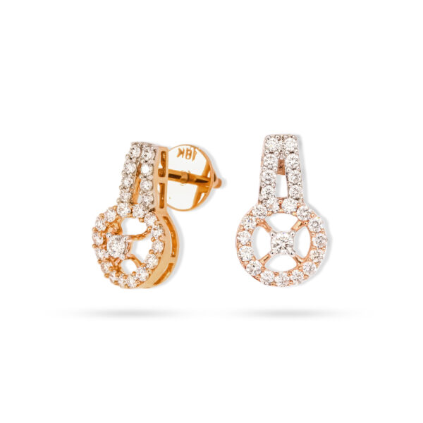 Radiant Hoop Diamond Earrings - 18K Jewellery