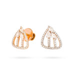 Trilight Curve Diamond Earrings - 18K Jewellery