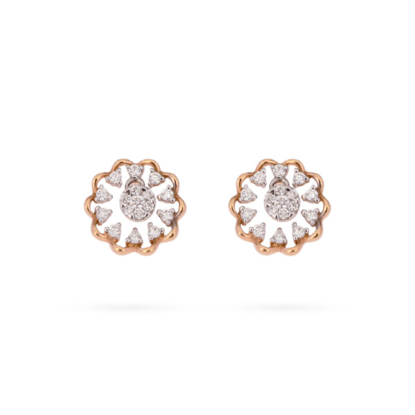 Daisy Shine Diamond Earrings - 18K Jewellery