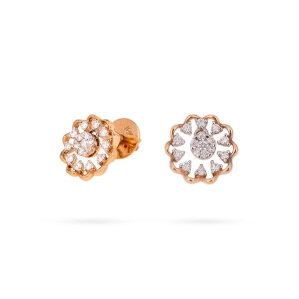 Daisy Shine Diamond Earrings - 18K Jewellery