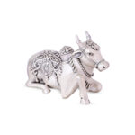 Silver Nandi Figurine - 925 Sterling Silver