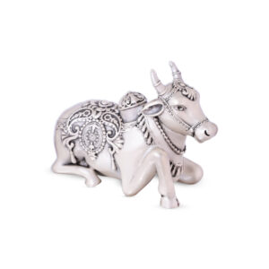 Silver Nandi Figurine - Silver (925 Purity)
