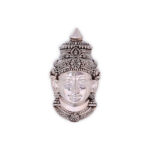 Sri Laxmi Silver Face Wall Hanging - 925 Sterling Silver
