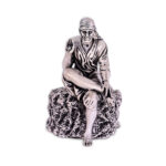 Sai Baba Antique Silver Idol - 925 Sterling Silver