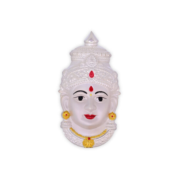 Sri Laxmi Wall Hanging-Golden Accents-925 Sterling Silver