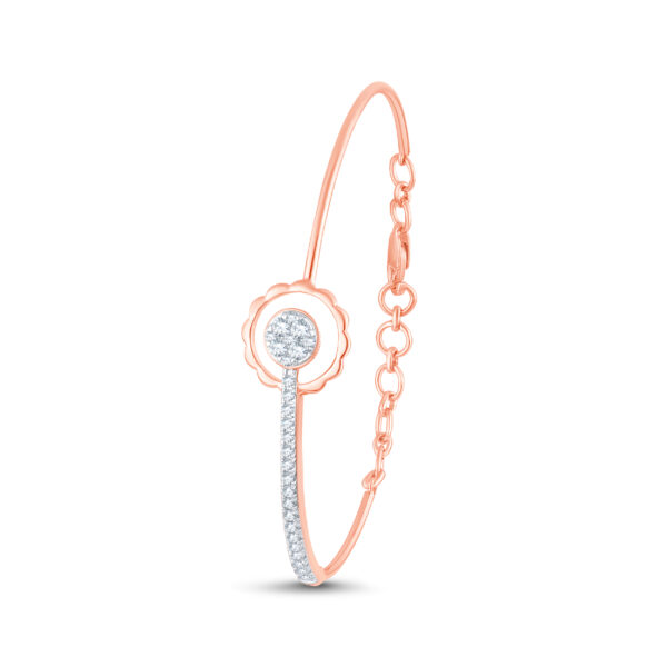 Bloom Charm Diamond Bracelet - 18K Jewellery