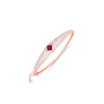 Crimson Crown Diamond Bracelet - 18K Jewellery