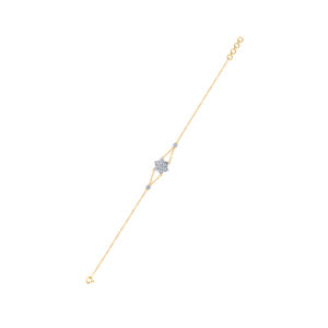 Serene Floral Diamond Bracelet - 18K Jewellery