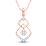 Misty Tangle Diamond Pendant - 18K Jewellery