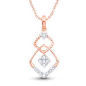 Misty Tangle Diamond Pendant - 18K Jewellery