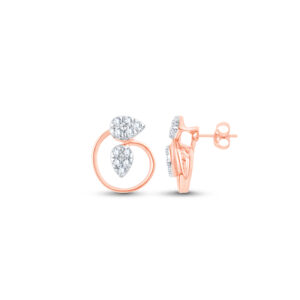 Dewdrop Embrace Diamond Studs - 18K Jewellery