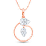 Dewdrop Embrace Diamond Pendant - 18K Jewellery