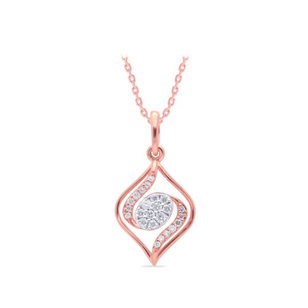 Sunspire Diamond Pendant - 18K Jewellery