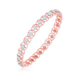 Rose Radiance Diamond Bangle - 18K Jewellery