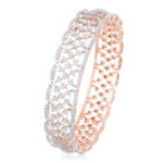 Celestial Grace Diamond Bangle - 18K Jewellery