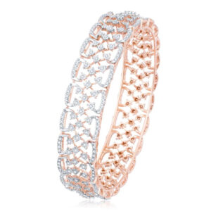 Celestial Grace Diamond Bangle - 18K Jewellery