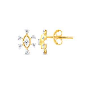 Elegant Floral Diamond Set - 18K Jewellery