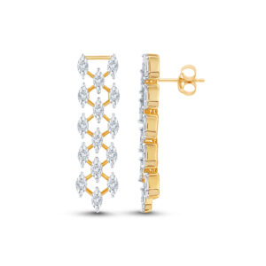 Elegant Layered Diamond Set - 18K Jewellery
