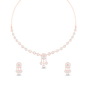 Floral Harmony Diamond Set - 18K Jewellery