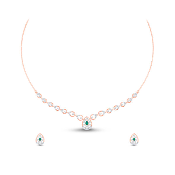 Celestial Embrace Diamond Set - 18K Jewellery