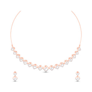 Elegant Diamond Drop Set - 18K Jewellery