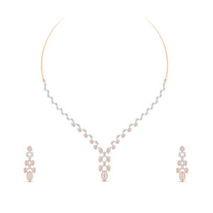 Lavender Droplets Diamond Set - 18K Jewellery