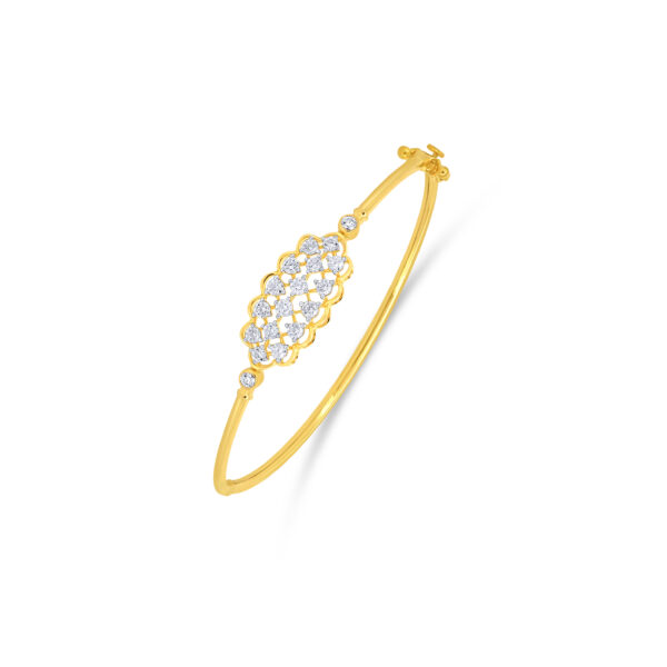 Petal Cluster Diamond Bracelet - 18K Jewellery